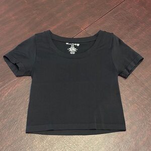 Black Short Sleeve Top by Cotton Candy